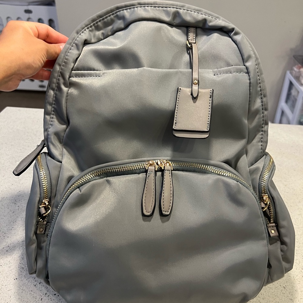 COPY - Grey nylone backpack